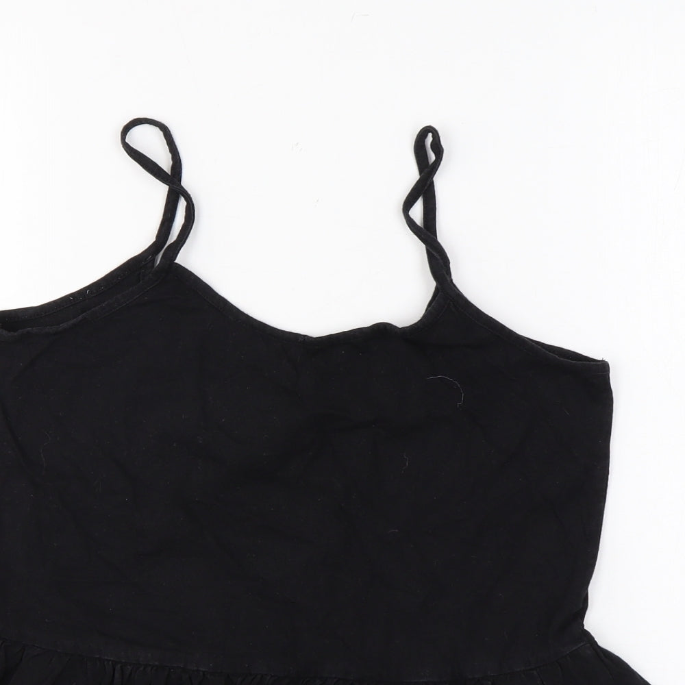 Womens UK Size 8 ASOS Black Camisole Tank