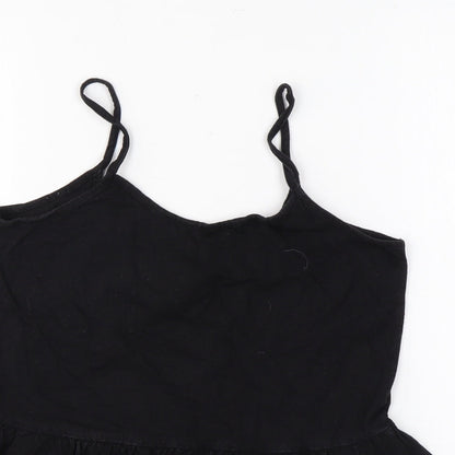 Womens UK Size 8 ASOS Black Camisole Tank