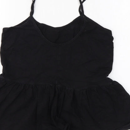 Womens UK Size 8 ASOS Black Camisole Tank