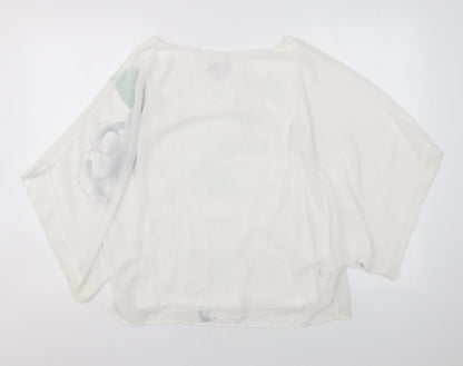Womens UK Size S Phase Eight White Basic Blouse