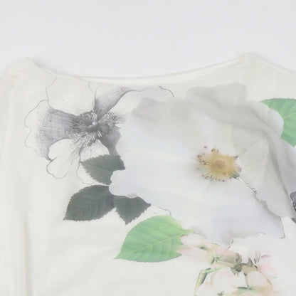 Womens UK Size S Phase Eight White Basic Blouse