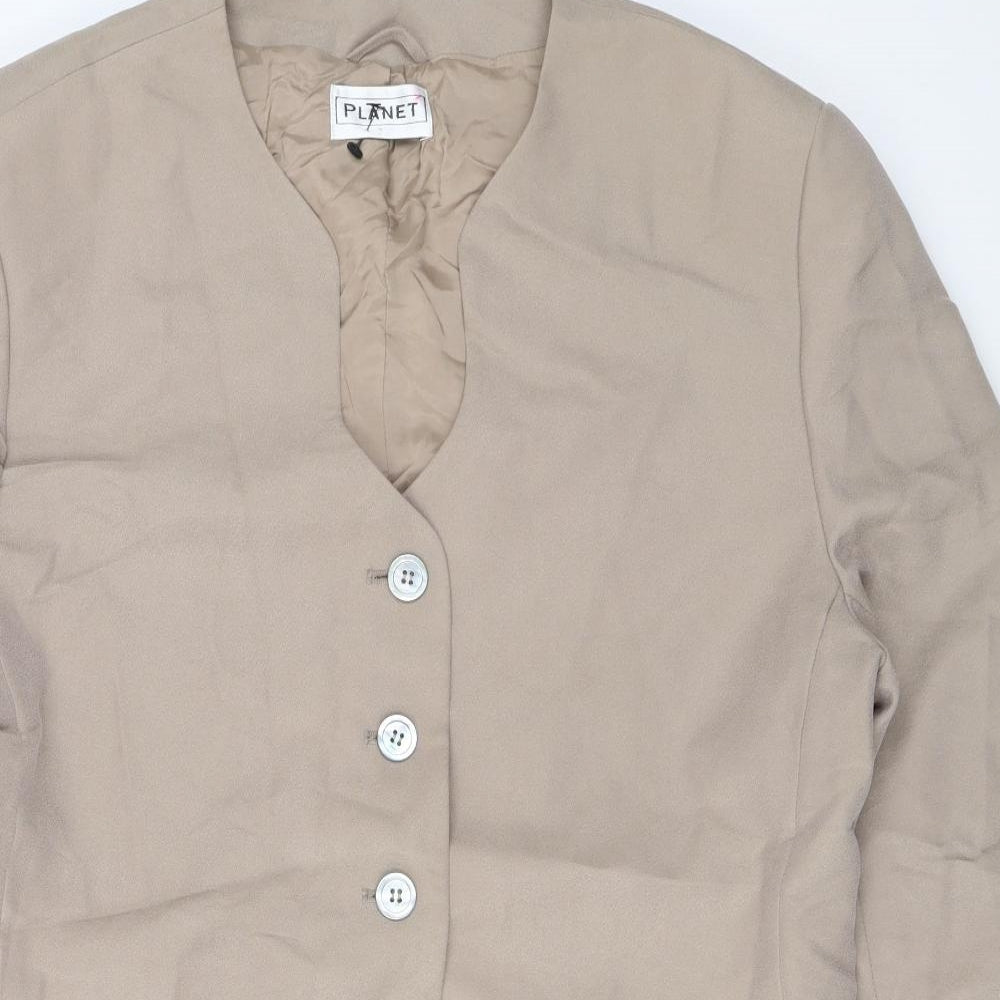 Womens UK Size 16 Planet Beige Jacket
