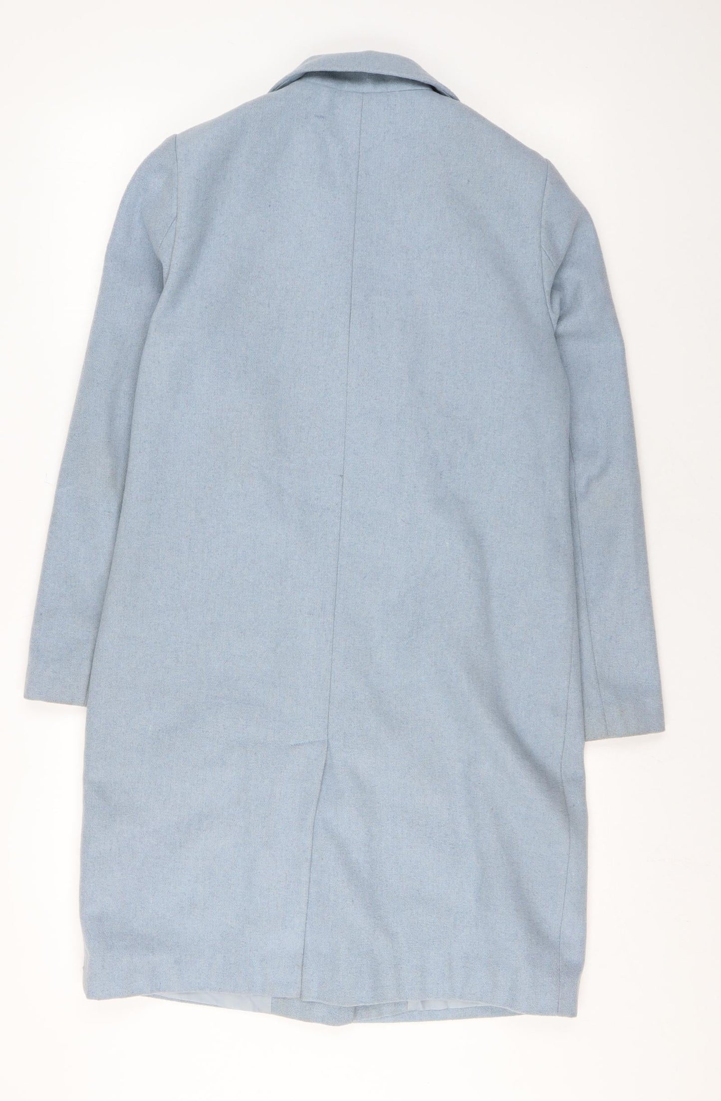Womens UK Size 10 New Look Blue Overcoat