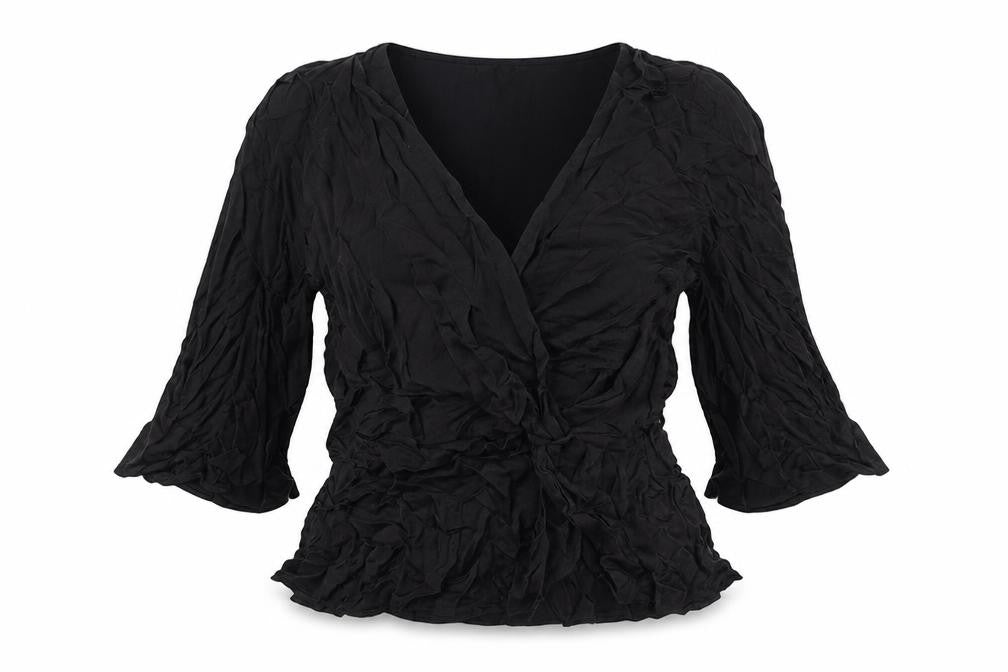 Womens UK Size 10 Marks and Spencer Black Basic Blouse