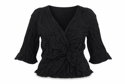Womens UK Size 10 Marks and Spencer Black Basic Blouse