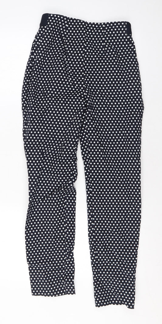 Womens UK Size 6 Marks and Spencer Regular Fit  Blue Trousers