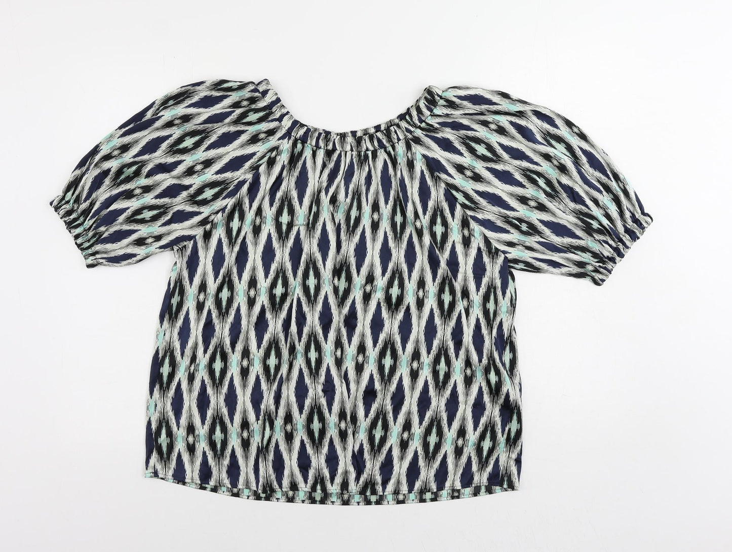 Womens UK Size 8 Marks and Spencer Multicoloured Basic Blouse