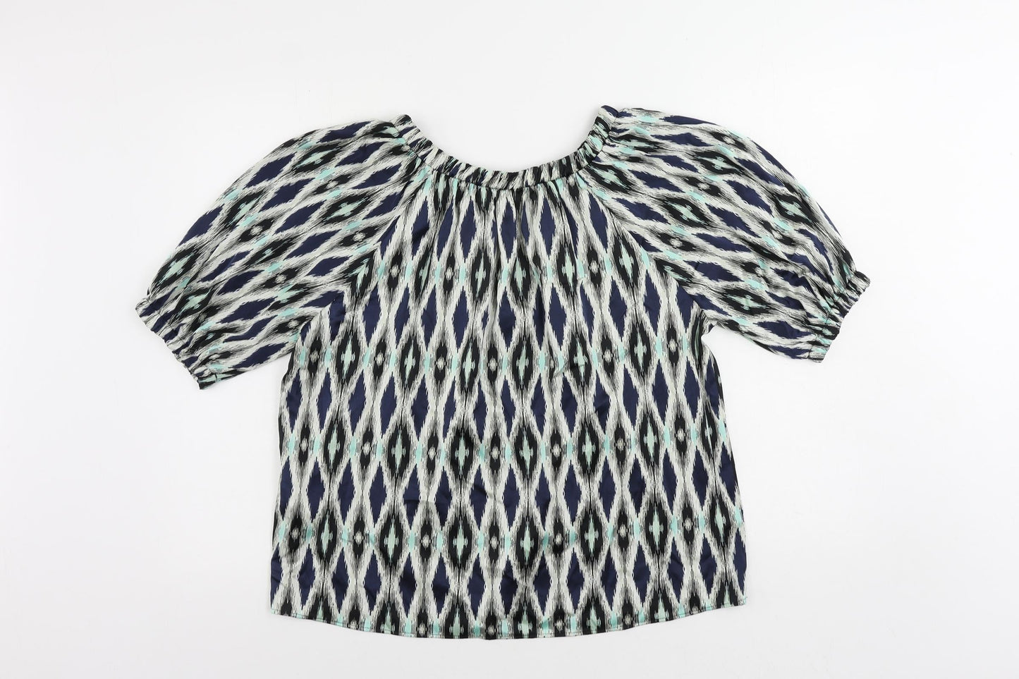 Womens UK Size 8 Marks and Spencer Multicoloured Basic Blouse