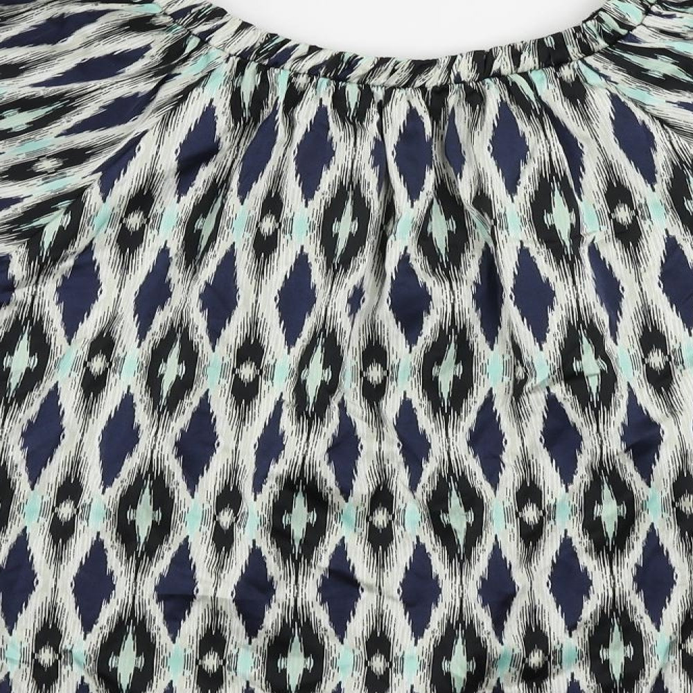 Womens UK Size 8 Marks and Spencer Multicoloured Basic Blouse