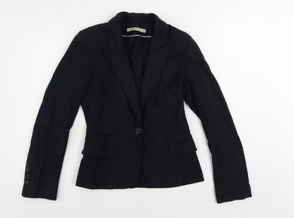 Kookai Womens Blue Jacket Blazer Size 8 Button