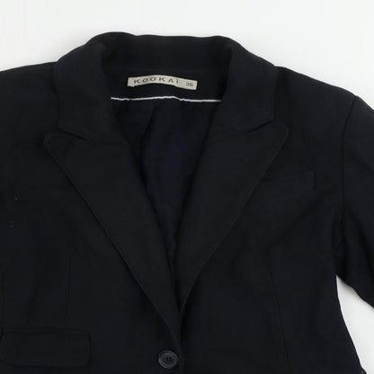 Kookai Womens Blue Jacket Blazer Size 8 Button