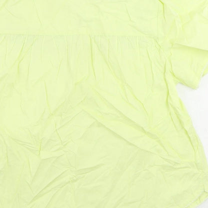 Womens UK Size 12 Marks and Spencer Yellow Basic Blouse
