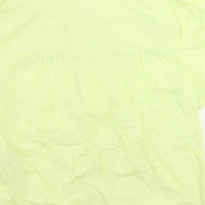 Womens UK Size 10 Marks and Spencer Yellow Basic Blouse