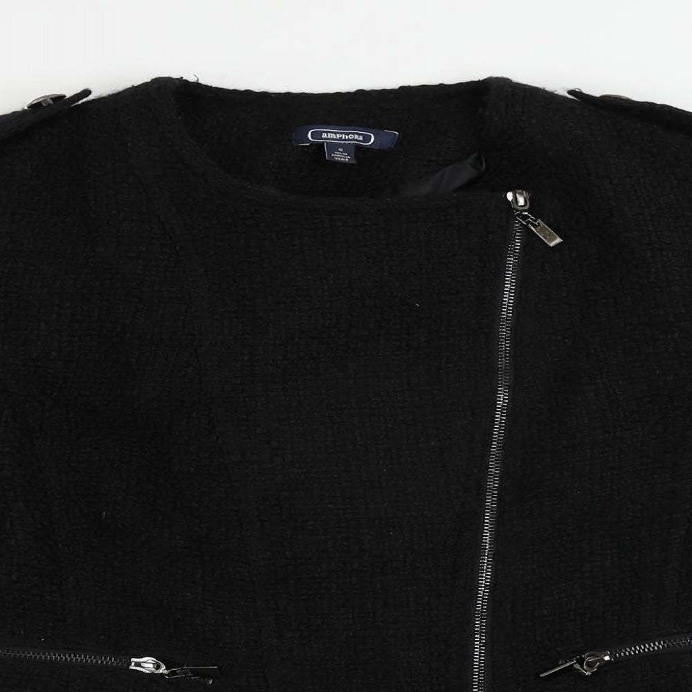 Womens UK Size S Amphora Black Jacket