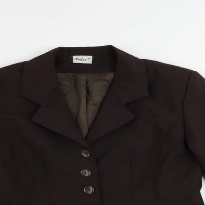 Womens UK Size 12 Select Brown Jacket