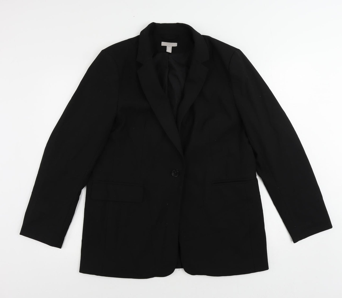 Womens UK Size M H&M Black Jacket