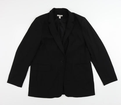 Womens UK Size M H&M Black Jacket