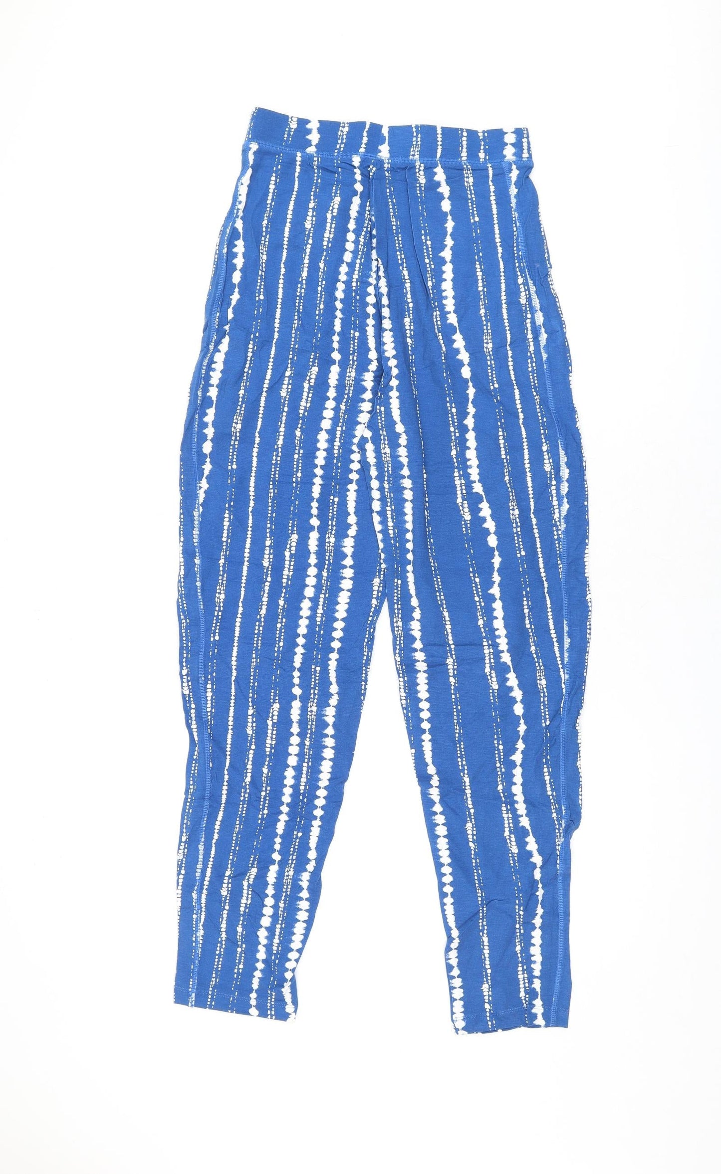 Womens UK Size 8 Marks and Spencer Regular Fit  Blue Trousers