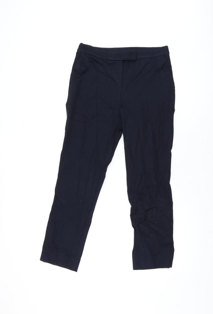 Womens UK Size 10 Marks and Spencer Regular Fit  Black Trousers