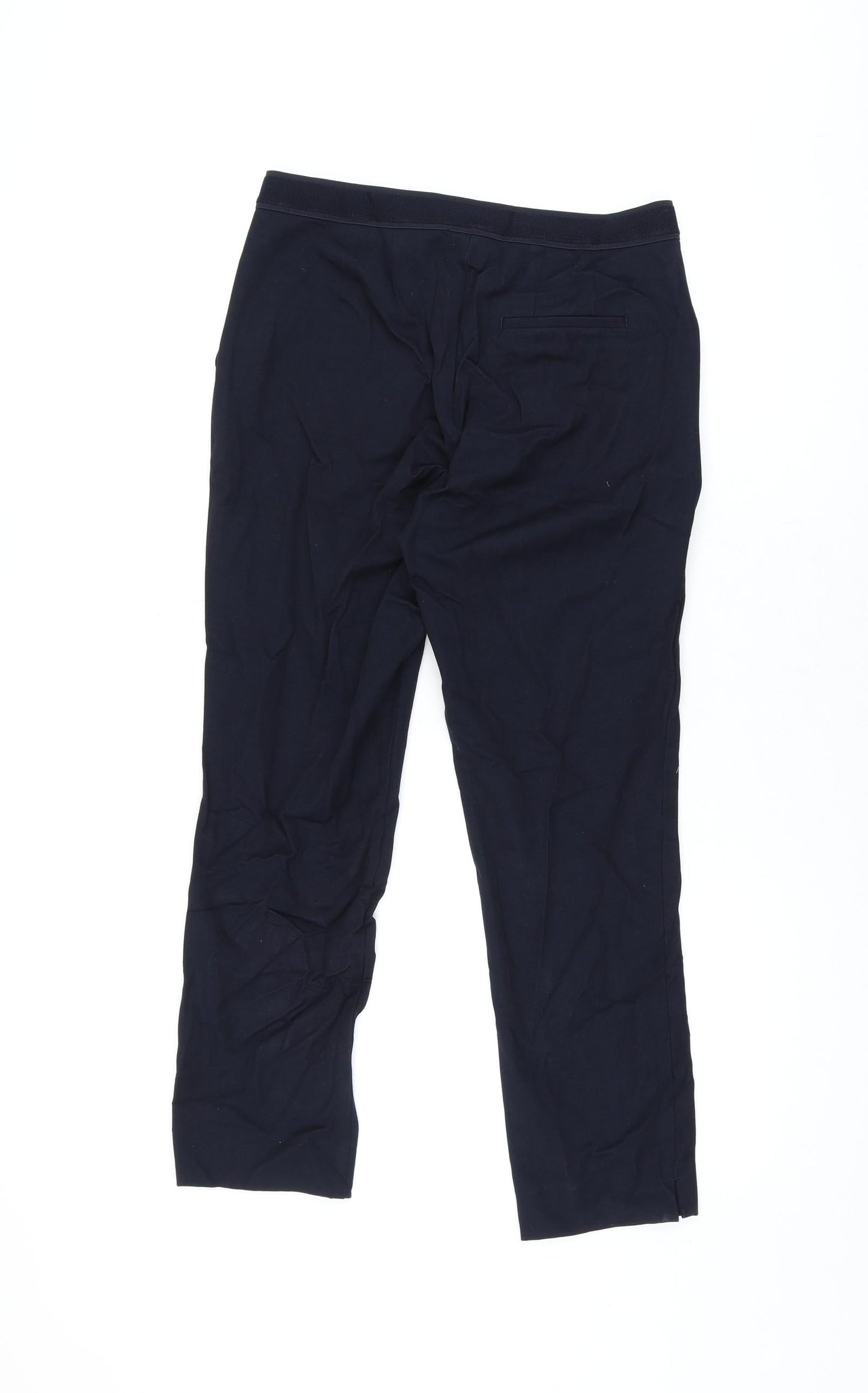 Womens UK Size 10 Marks and Spencer Regular Fit  Black Trousers