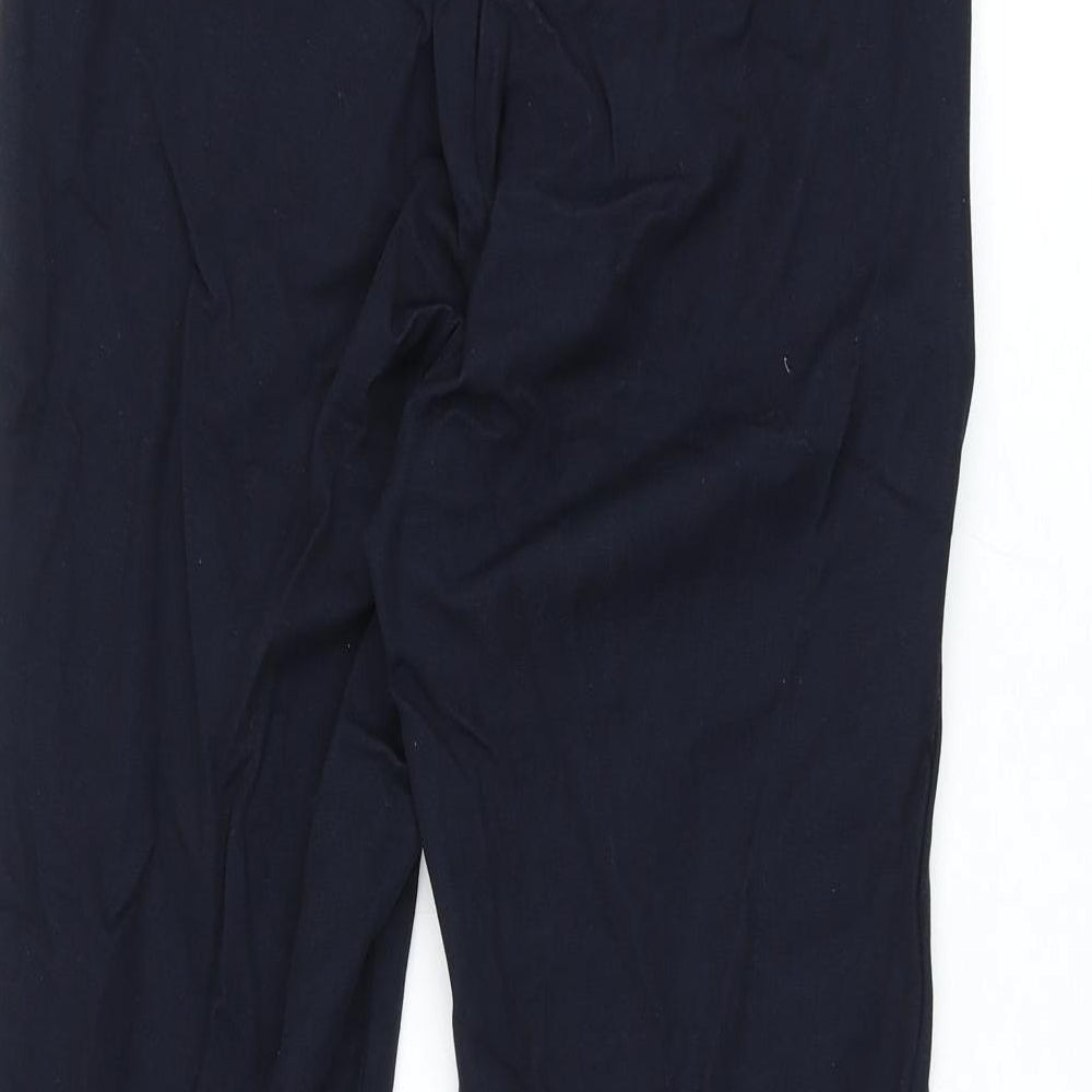 Womens UK Size 10 Marks and Spencer Regular Fit  Black Trousers