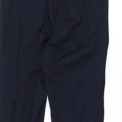 Womens UK Size 10 Marks and Spencer Regular Fit  Black Trousers