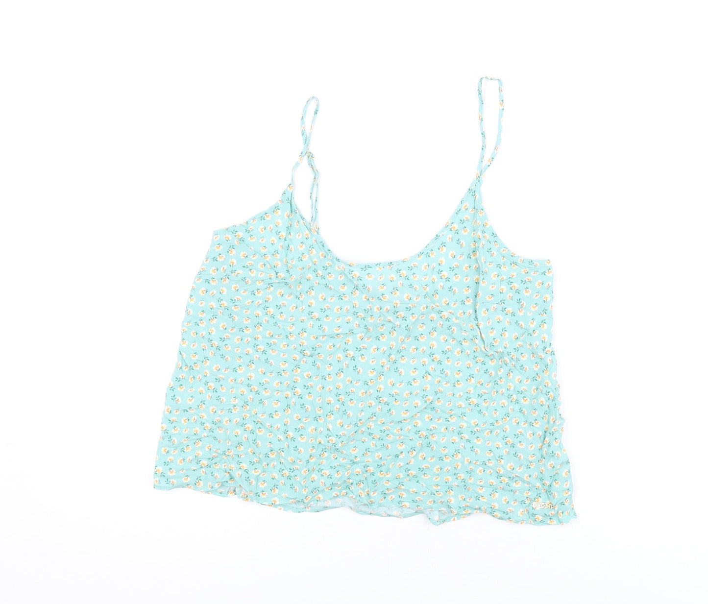 Womens UK Size 14 Marks and Spencer Green Camisole T-Shirt