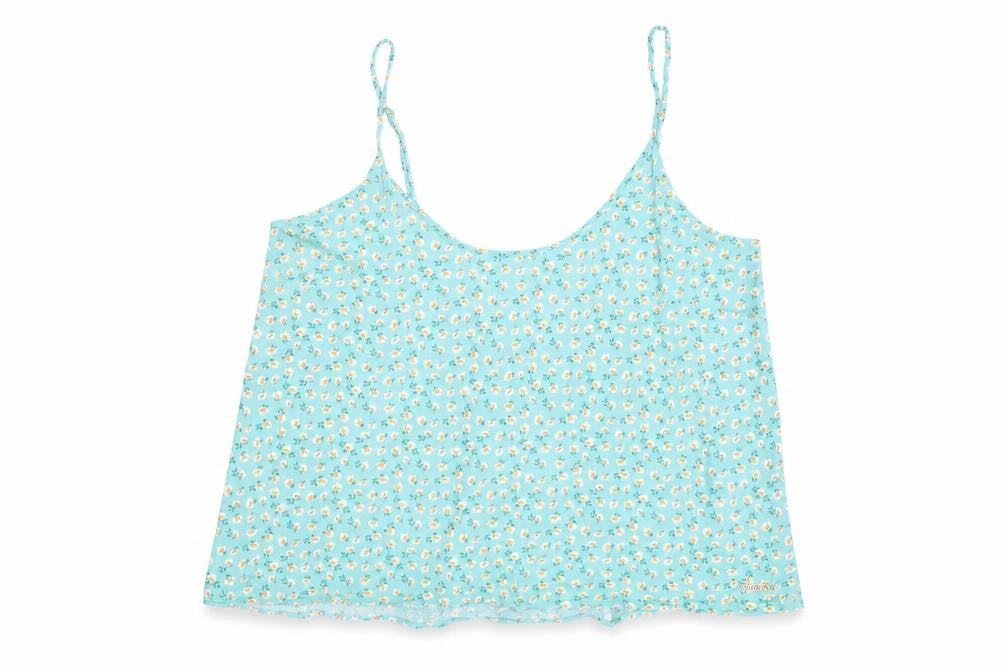 Womens UK Size 14 Marks and Spencer Green Camisole T-Shirt