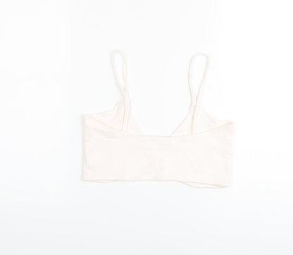 Womens UK Size 12 Missguided Pink Cropped Tank