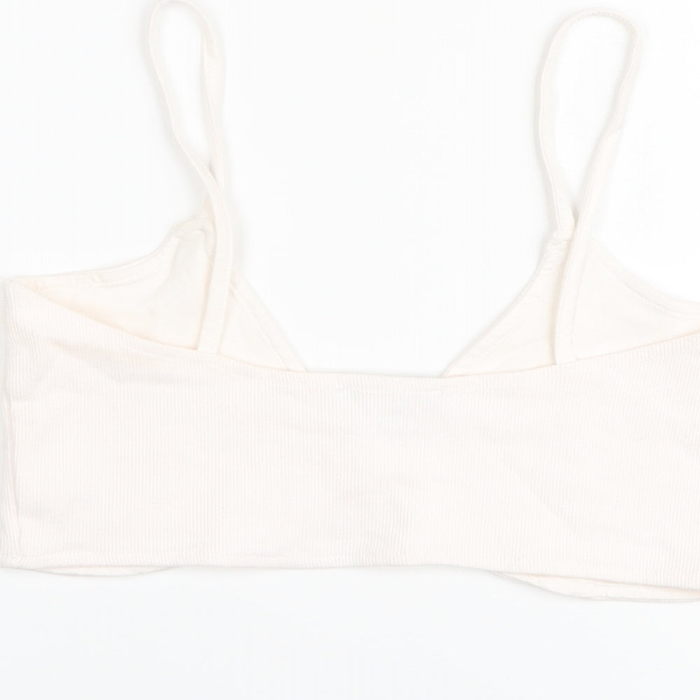 Womens UK Size 12 Missguided Pink Cropped Tank