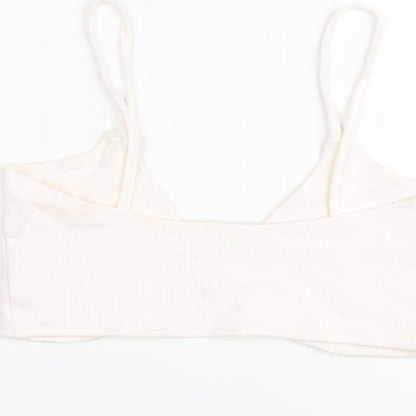 Womens UK Size 12 Missguided Pink Cropped Tank