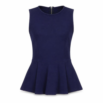Womens UK Size 6 Topshop Blue Basic Tank