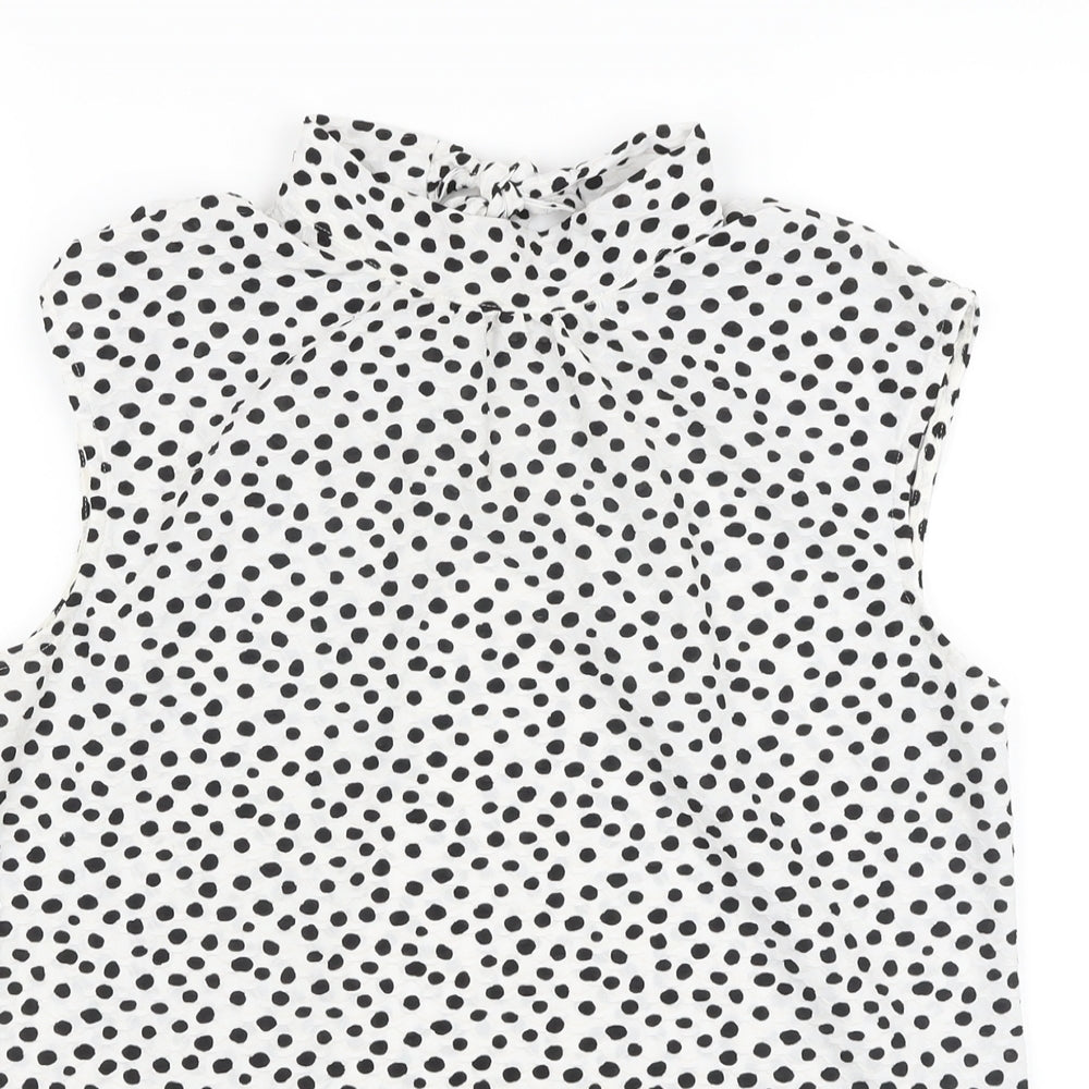 Womens UK Size 12 NEXT White Basic Blouse