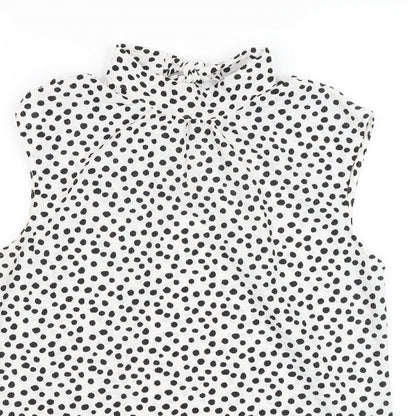 Womens UK Size 12 NEXT White Basic Blouse