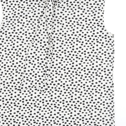 Womens UK Size 12 NEXT White Basic Blouse