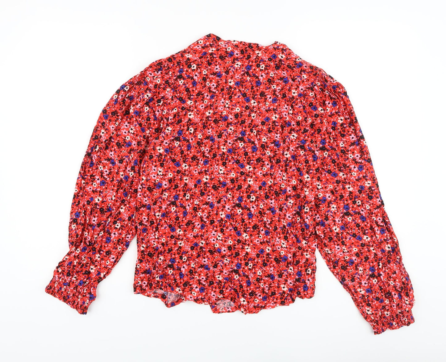 Womens UK Size 6 Marks and Spencer Red Basic Blouse