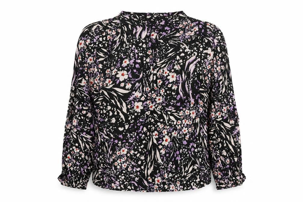 Womens UK Size 10 Marks and Spencer Black Basic Blouse