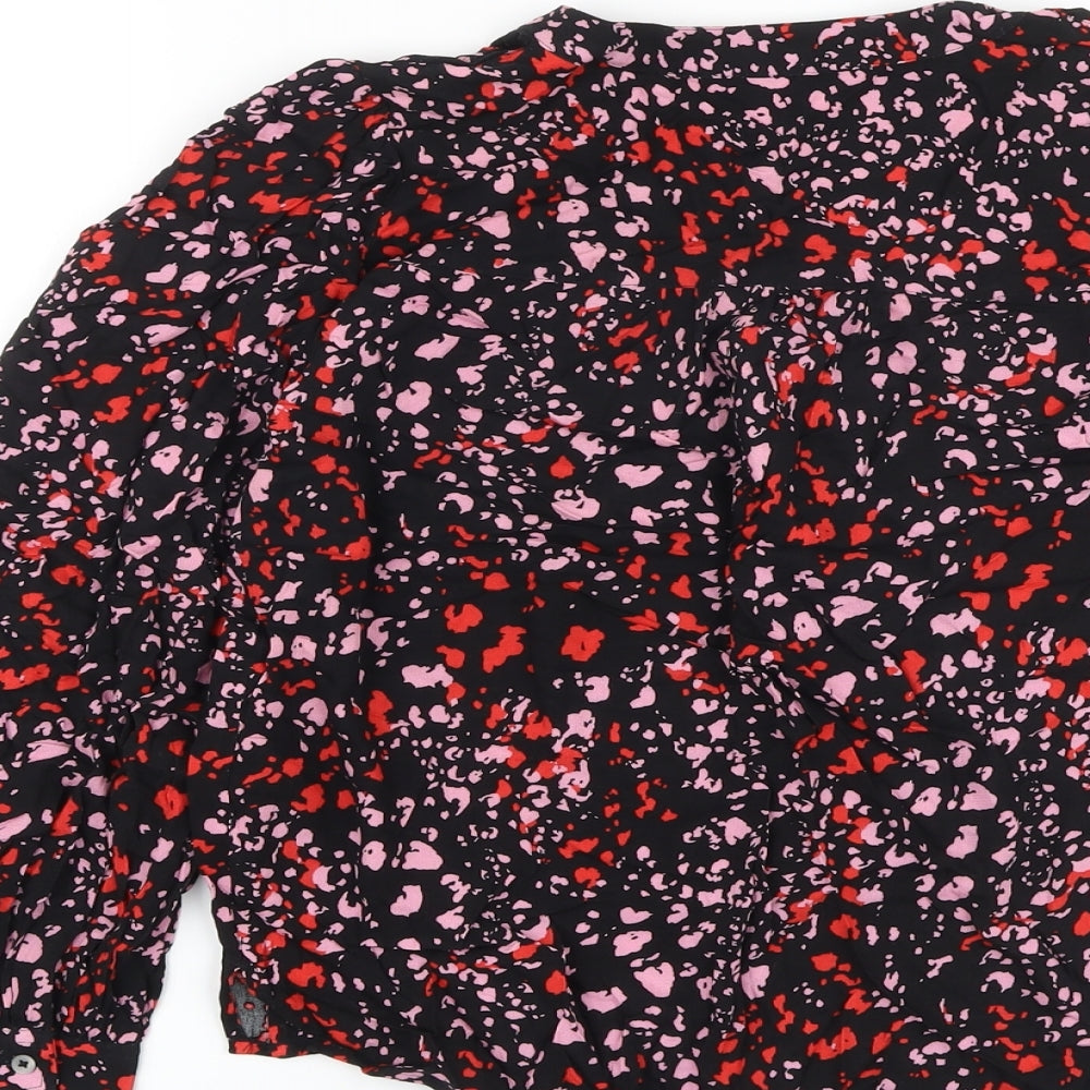 Womens UK Size 6 Marks and Spencer Black Basic Blouse