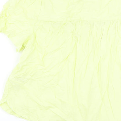 Womens UK Size 10 Marks and Spencer Green Basic Blouse