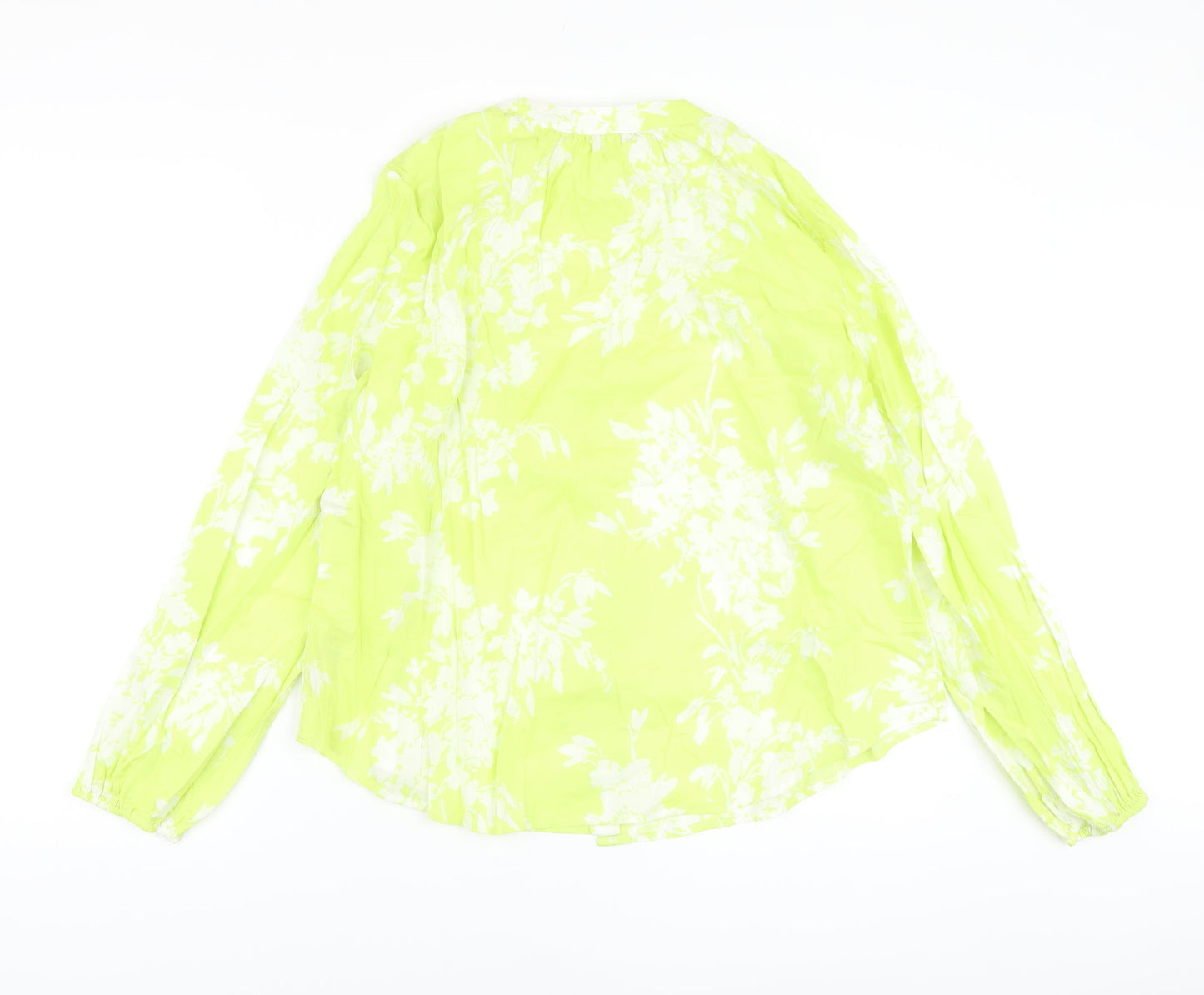 Womens UK Size 10 Marks and Spencer Green Basic Blouse