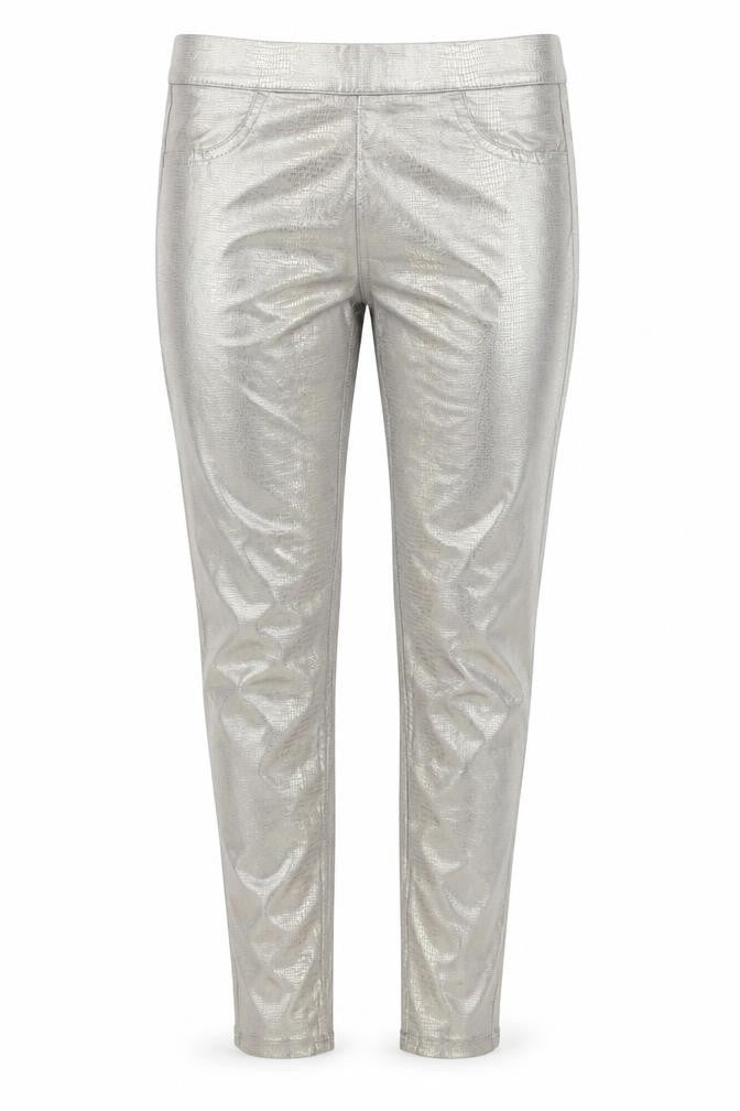 Womens UK Size 6 Marks and Spencer Regular Fit Jegging Gold Trousers