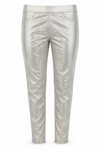 Womens UK Size 6 Marks and Spencer Regular Fit Jegging Gold Trousers