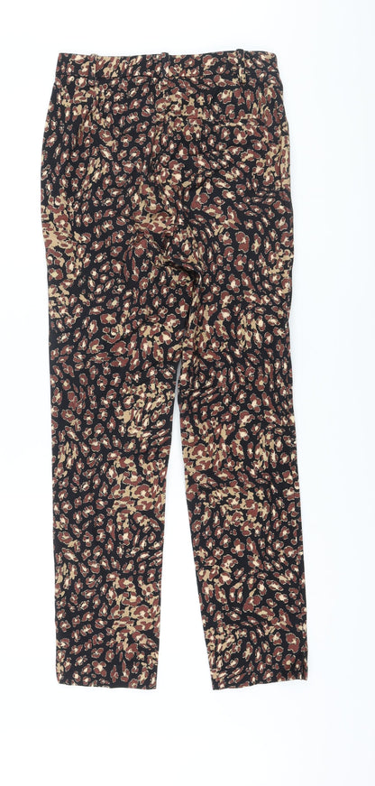 Womens UK Size 8 Marks and Spencer Regular Fit  Brown Trousers