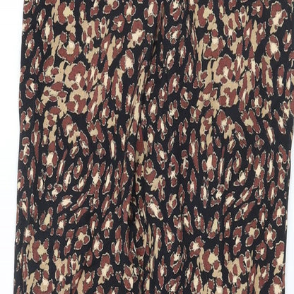Womens UK Size 8 Marks and Spencer Regular Fit  Brown Trousers