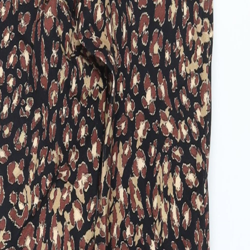 Womens UK Size 8 Marks and Spencer Regular Fit  Brown Trousers