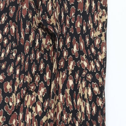 Womens UK Size 8 Marks and Spencer Regular Fit  Brown Trousers