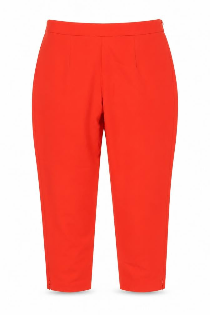 Womens UK Size 20 Marks and Spencer Regular Fit  Red Trousers