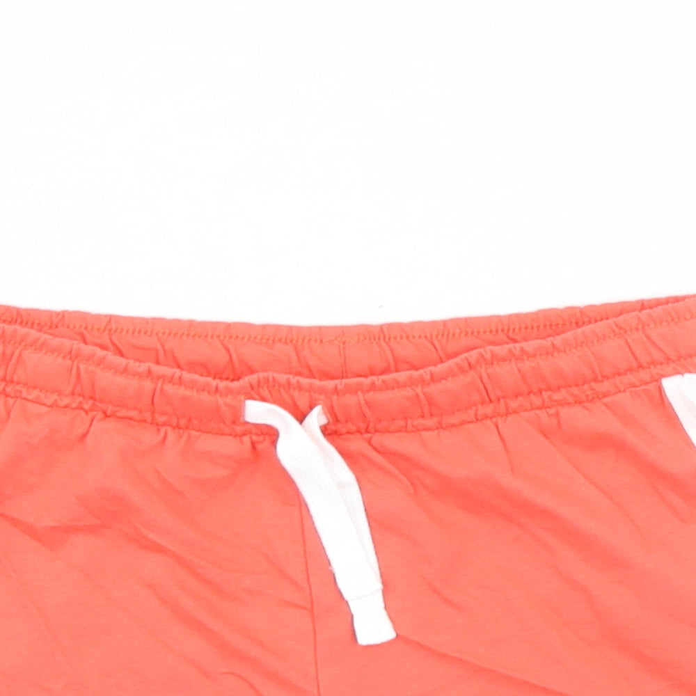 Marks and Spencer Boys Red 100% Cotton Sweat Shorts Size 6-7 Years Regular Drawstring - Harry Potter Elasticated Waist Inside Leg 3 Inches Waist Size 22 Inches