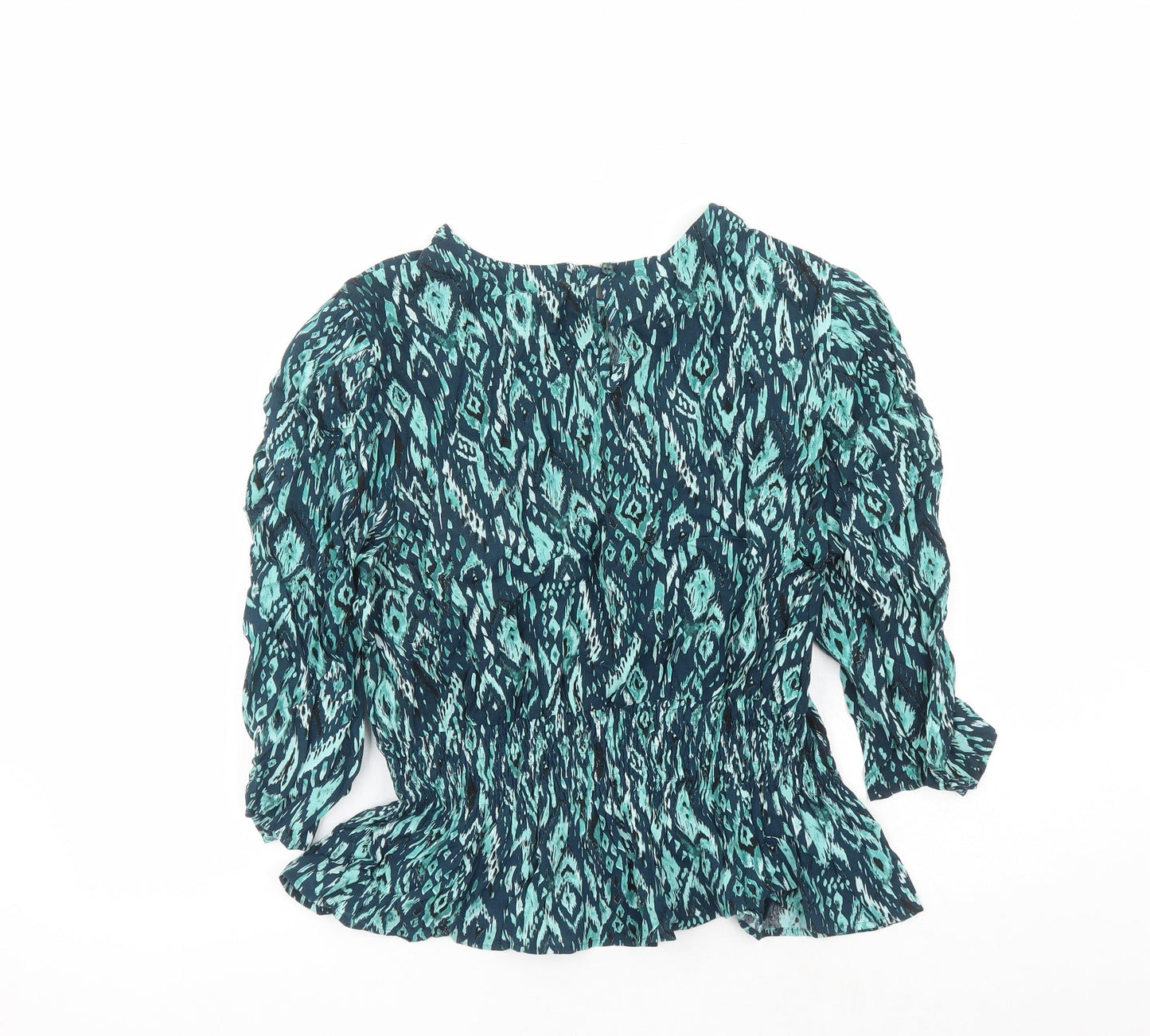 Womens UK Size 18 dusk Green Basic Blouse