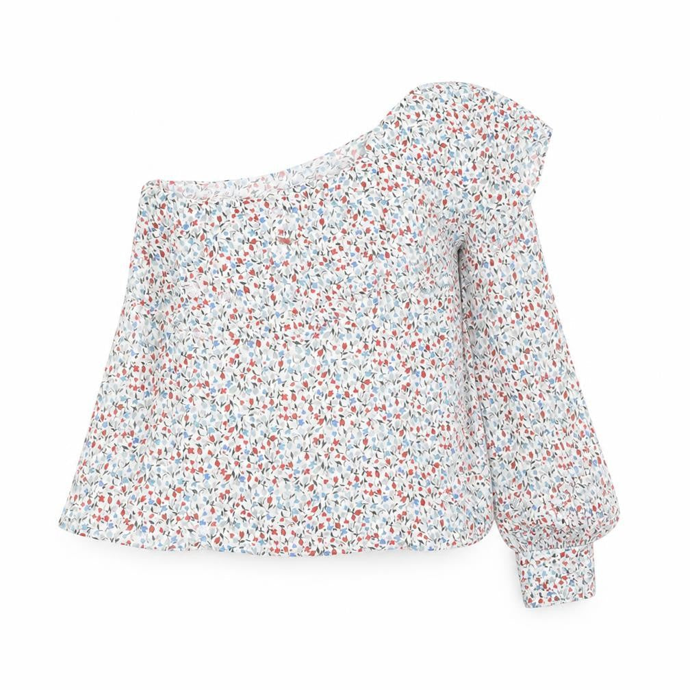 Womens UK Size S Zara Multicoloured Basic Blouse